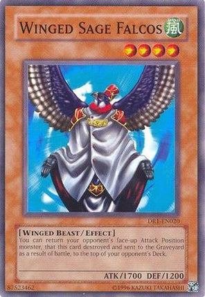 Winged Sage Falcos (Common / Short Print) [DR1-EN020] Dark Revelation Volume 1 Unlimited
