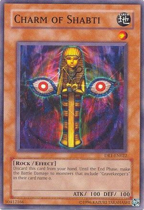 Charm of Shabti (Common / Short Print) [DR1-EN022] Dark Revelation Volume 1 Unlimited