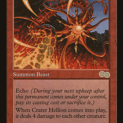 Crater Hellion [Urza's Saga]