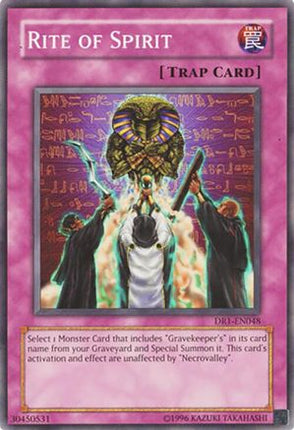 Rite of Spirit (Common / Short Print) [DR1-EN048] Dark Revelation Volume 1 Unlimited