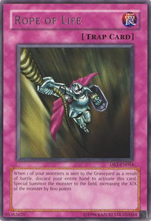 Rope of Life (Rare) [DR1-EN054] Dark Revelation Volume 1 Unlimited