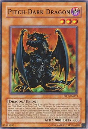 Pitch-Dark Dragon (Common / Short Print) [DR1-EN063] Dark Revelation Volume 1 Unlimited