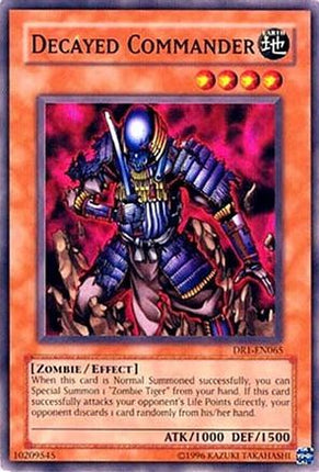 Decayed Commander (Common / Short Print) [DR1-EN065] Dark Revelation Volume 1 Unlimited