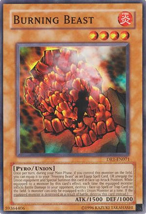 Burning Beast (Common / Short Print) [DR1-EN071] Dark Revelation Volume 1 Unlimited
