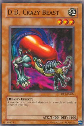 D.D. Crazy Beast (Common / Short Print) [DR1-EN074] Dark Revelation Volume 1 Unlimited