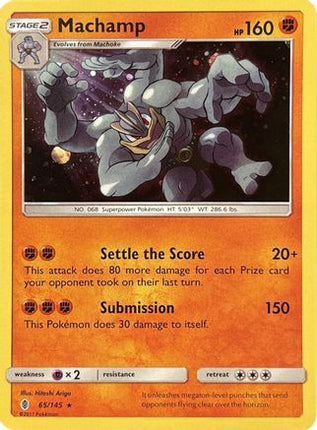 Machamp - 65/145 (Cosmos Holo) [Blister Exclusives] Holofoil