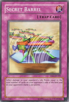 Secret Barrel (Common / Short Print) [DR1-EN101] Dark Revelation Volume 1 Unlimited