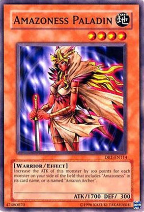 Amazoness Paladin (Common / Short Print) [DR1-EN114] Dark Revelation Volume 1 Unlimited