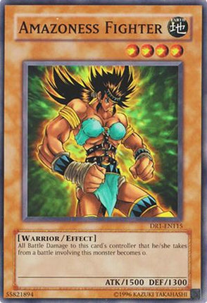 Amazoness Fighter (Common / Short Print) [DR1-EN115] Dark Revelation Volume 1 Unlimited