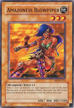 Amazoness Blowpiper (Common / Short Print) [DR1-EN117] Dark Revelation Volume 1 Unlimited