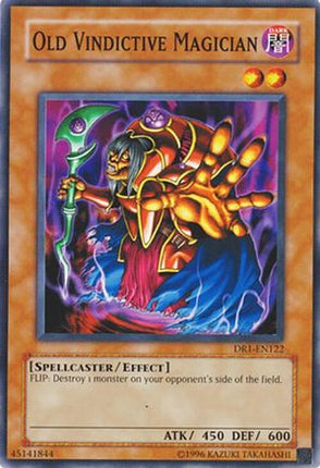 Old Vindictive Magician (Common / Short Print) [DR1-EN122] Dark Revelation Volume 1 Unlimited