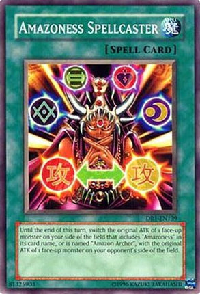 Amazoness Spellcaster (Common / Short Print) [DR1-EN139] Dark Revelation Volume 1 Unlimited