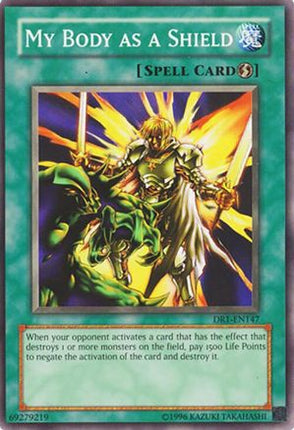 My Body as a Shield (Common / Short Print) [DR1-EN147] Dark Revelation Volume 1 Unlimited