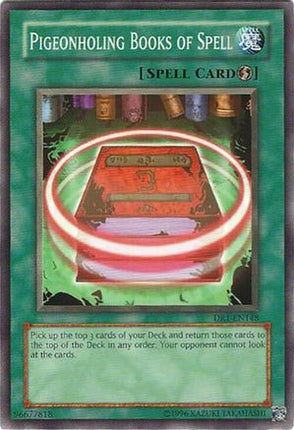Pigeonholing Books of Spell (Common / Short Print) [DR1-EN148] Dark Revelation Volume 1 Unlimited