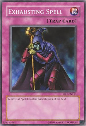 Exhausting Spell (Common / Short Print) [DR1-EN153] Dark Revelation Volume 1 Unlimited