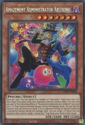 Amazement Administrator Arlekino (Secret Rare) [LIOV-EN006] 1st Edition