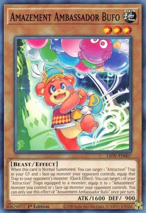 Amazement Ambassador Bufo (Common / Short Print) [LIOV-EN007] 1st Edition