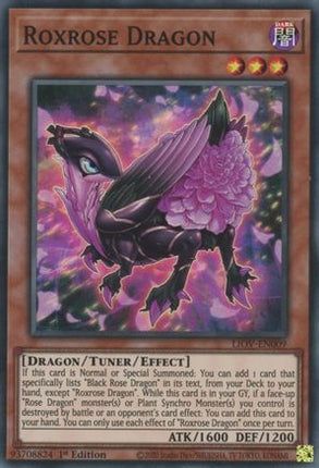 Roxrose Dragon (Super Rare) [LIOV-EN009] 1st Edition