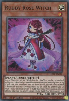 Ruddy Rose Witch (Super Rare) [LIOV-EN010] 1st Edition