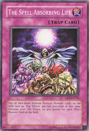 The Spell Absorbing Life (Common / Short Print) [DR1-EN159] Dark Revelation Volume 1 Unlimited