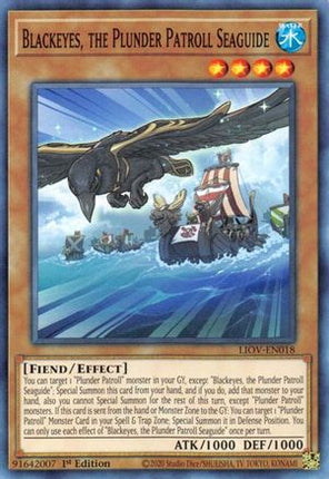 Blackeyes, the Plunder Patroll Seaguide (Common / Short Print) [LIOV-EN018] 1st Edition