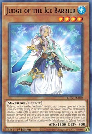 Judge of the Ice Barrier (Common / Short Print) [LIOV-EN020] 1st Edition