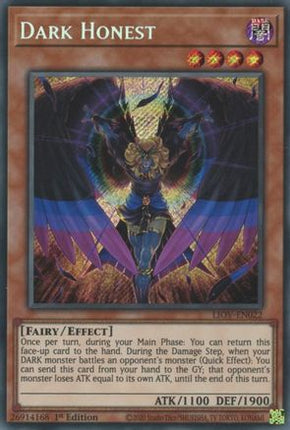 Dark Honest (Secret Rare) [LIOV-EN022] 1st Edition