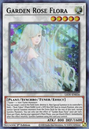 Garden Rose Flora (Super Rare) [LIOV-EN036] 1st Edition