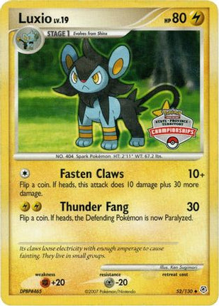 Luxio - 52/130 (State Championship Promo) [League & Championship Cards]