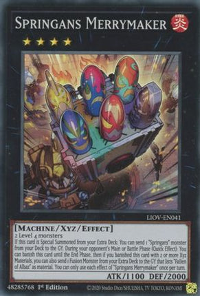 Springans Merrymaker (Super Rare) [LIOV-EN041] 1st Edition
