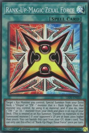 Rank-Up-Magic Zexal Force (Super Rare) [LIOV-EN050] 1st Edition