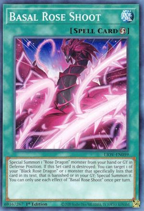 Basal Rose Shoot (Common / Short Print) [LIOV-EN059] 1st Edition