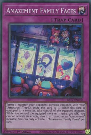 Amazement Family Faces [LIOV-EN070] Super Rare