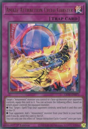 Amaze Attraction Cyclo-Coaster (Ultra Rare) [LIOV-EN071] 1st Edition