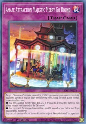 Amaze Attraction Majestic Merry-Go-Round (Common / Short Print) [LIOV-EN073] 1st Edition