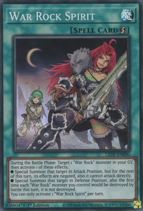 War Rock Spirit (Super Rare) [LIOV-EN090] 1st Edition