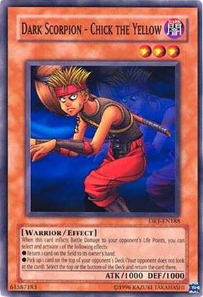 Dark Scorpion - Chick the Yellow (Common / Short Print) [DR1-EN188] Dark Revelation Volume 1 Unlimited
