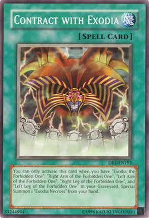 Contract with Exodia (Common / Short Print) [DR1-EN193] Dark Revelation Volume 1 Unlimited