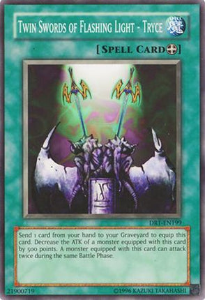 Twin Swords of Flashing Light - Tryce (Common / Short Print) [DR1-EN199] Dark Revelation Volume 1 Unlimited