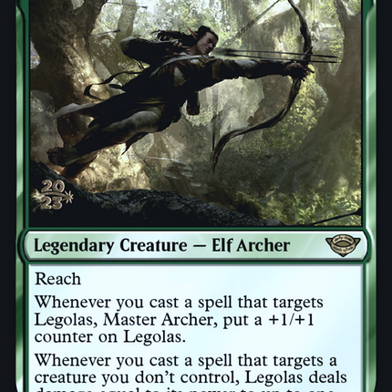 Legolas, Master Archer [Tales of Middle-earth Promos] Prerelease Foil