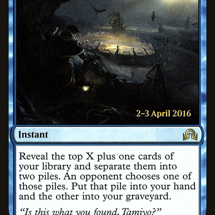 Epiphany at the Drownyard [Shadows over Innistrad Promos] Prerelease Foil