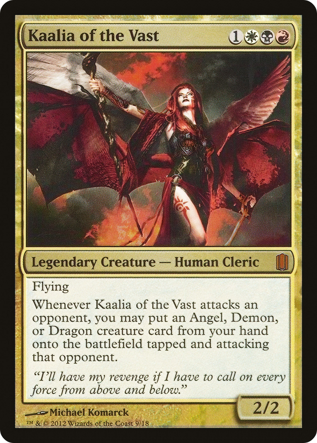 Kaalia of the Vast [Commander's Arsenal] Foil