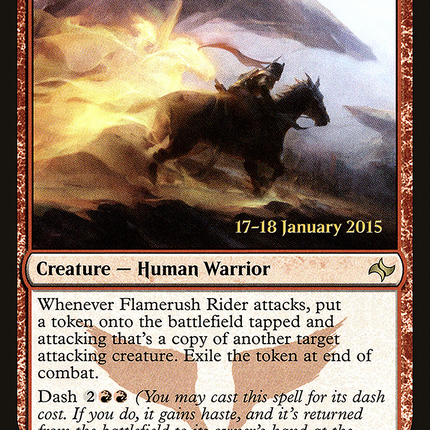 Flamerush Rider [Fate Reforged Promos] Prerelease Foil