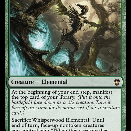 Whisperwood Elemental [Murders at Karlov Manor Commander]
