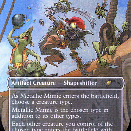 Metallic Mimic (Borderless) [Secret Lair Drop]