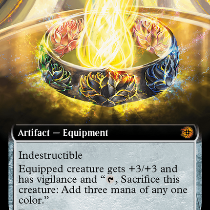 Lotus Ring (Extended Art) [The Big Score] Foil