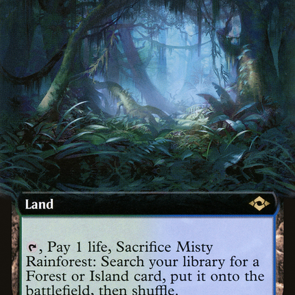 Misty Rainforest (Extended Art) [Modern Horizons 2]