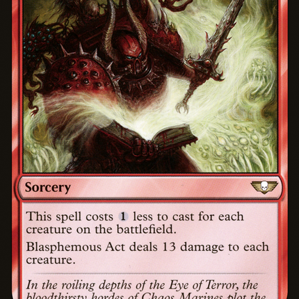 Blasphemous Act [Warhammer 40,000 Commander]