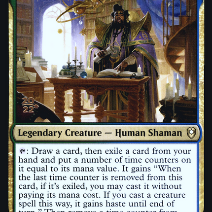 Alaundo the Seer [Battle for Baldur's Gate Promos] Prerelease Foil