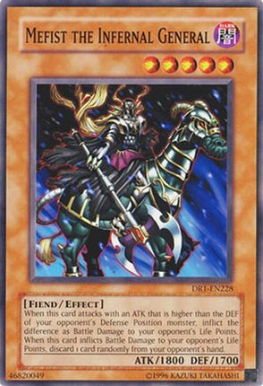 Mefist the Infernal General (Common / Short Print) [DR1-EN228] Dark Revelation Volume 1 Unlimited